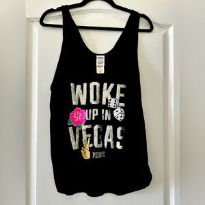 limited VS Pink Las Vegas Tank